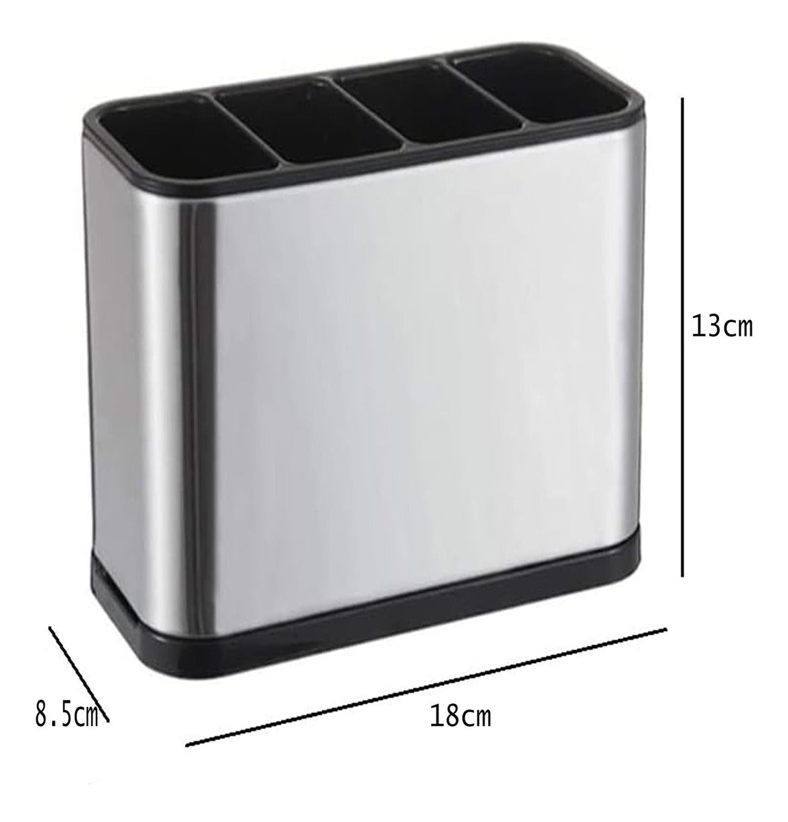 Almacenamiento De Cubiertos De Acero Inoxidable Con Función Plateado