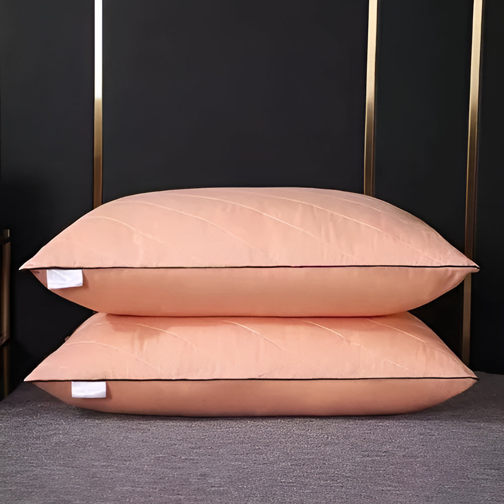 Pack De 2 Almohadas Relleno Brodado Colores Variados