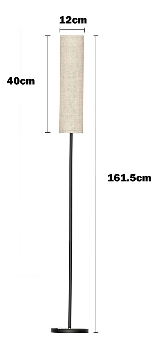 Lámpara De Pie Protección Ocular Control Remoto Inteligente Pantalla Amarillo