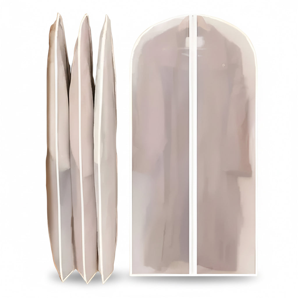 5 Bolsas Transparentes Cubre Trajes Colgar Closet 60*120 Cms Color Transparente