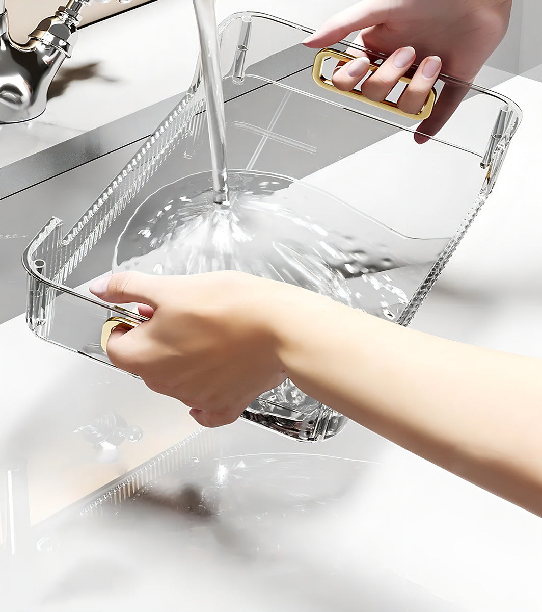 Estante Organizador Escritorio Oficina Maquillaje 2 Niveles Color Blanco