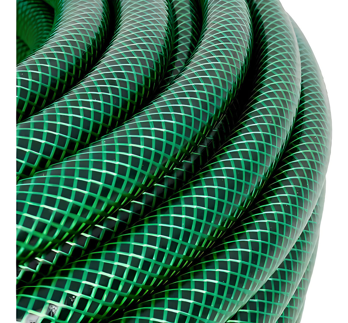 Manguera Haiton Jardín 1/2 Pulgada 25m Con Pistola Y Acoples Verdes