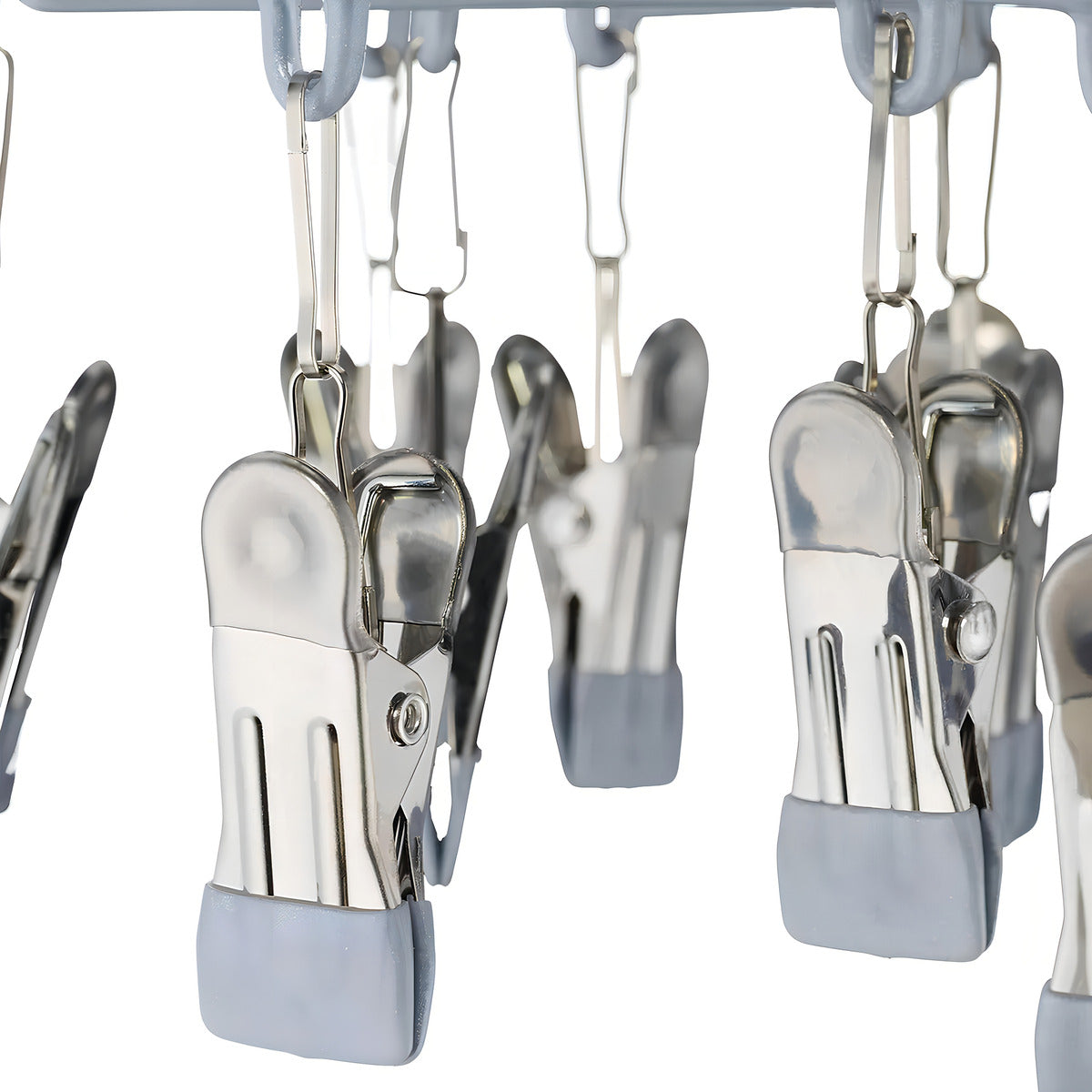 Colgador De Calcetín Ropa Interior De 20 Clips Plegable