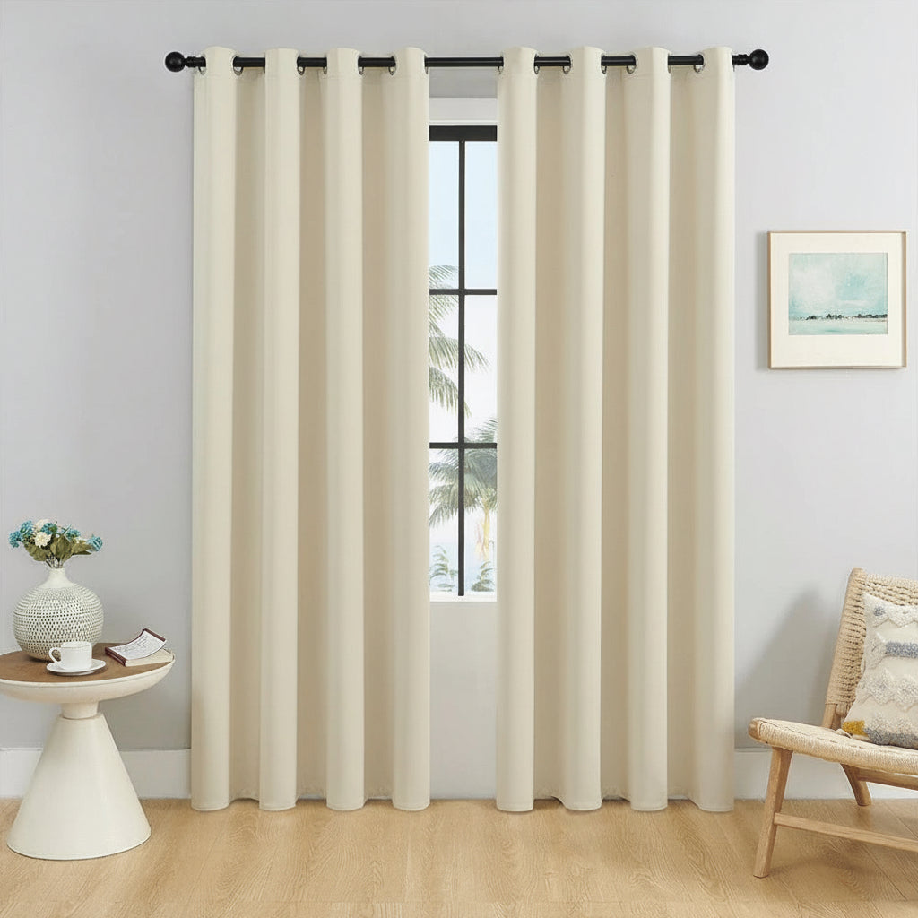 Cortina Semi Blackout 2 Paños 140x220cm Aislante