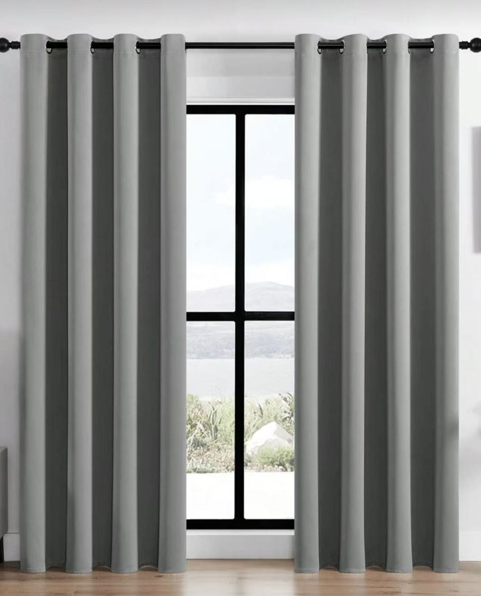 Cortina Semi Blackout 2 Paños 140x220cm Aislante