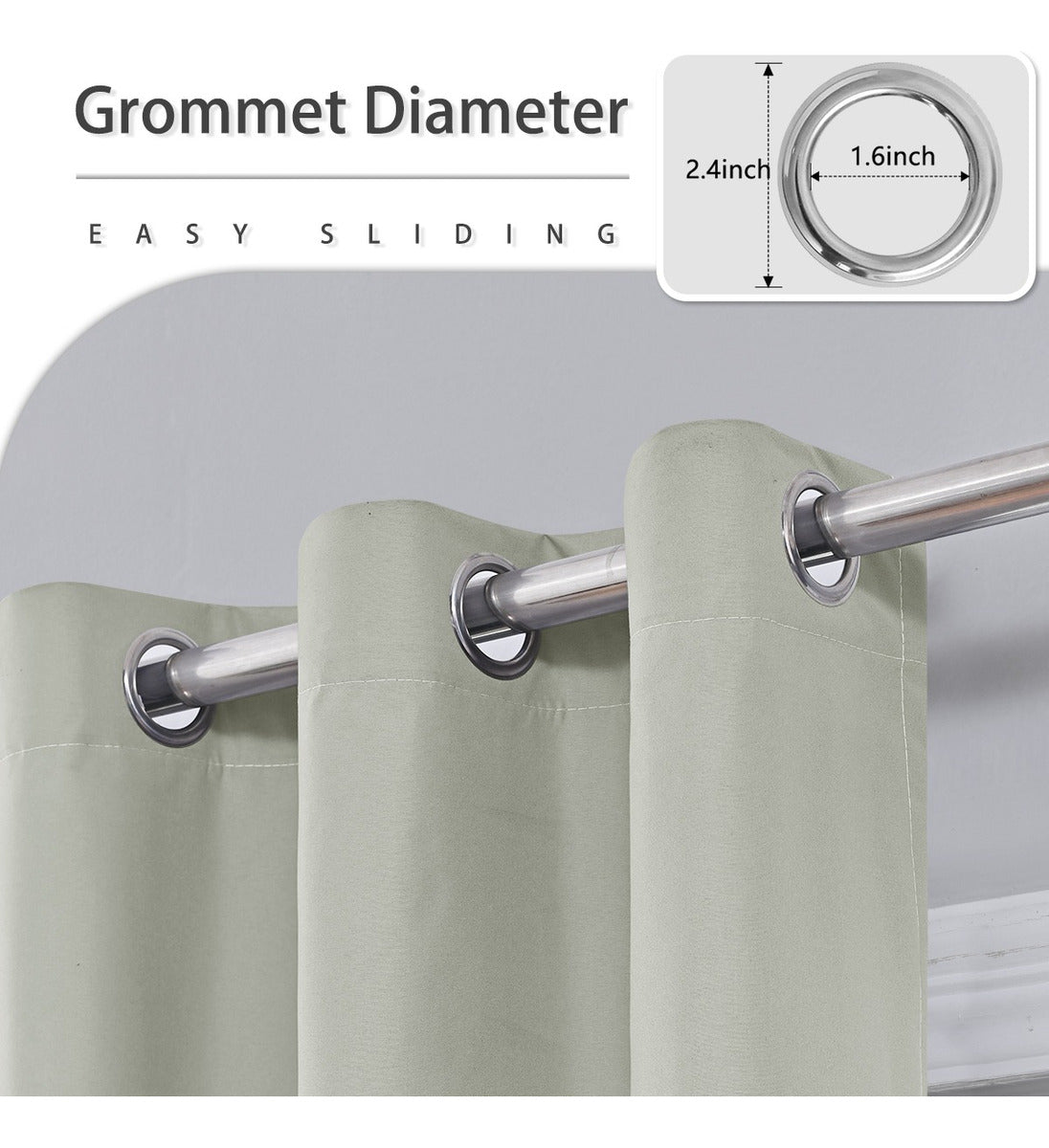 Cortina Blackout Engomada 132x220 2 Paños Tela Fresca