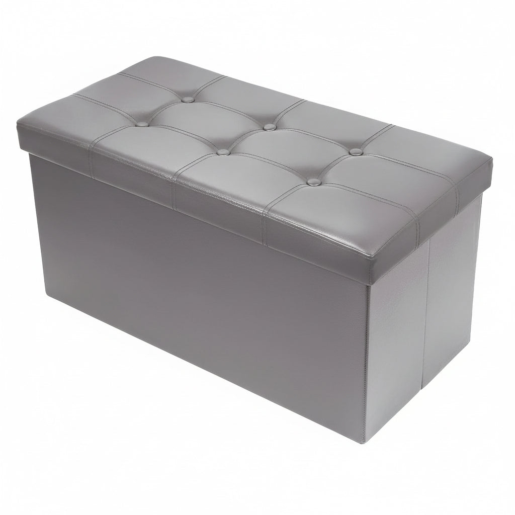 Banqueta Baul Sillon Pie De Cama Silla Organizador Plegable