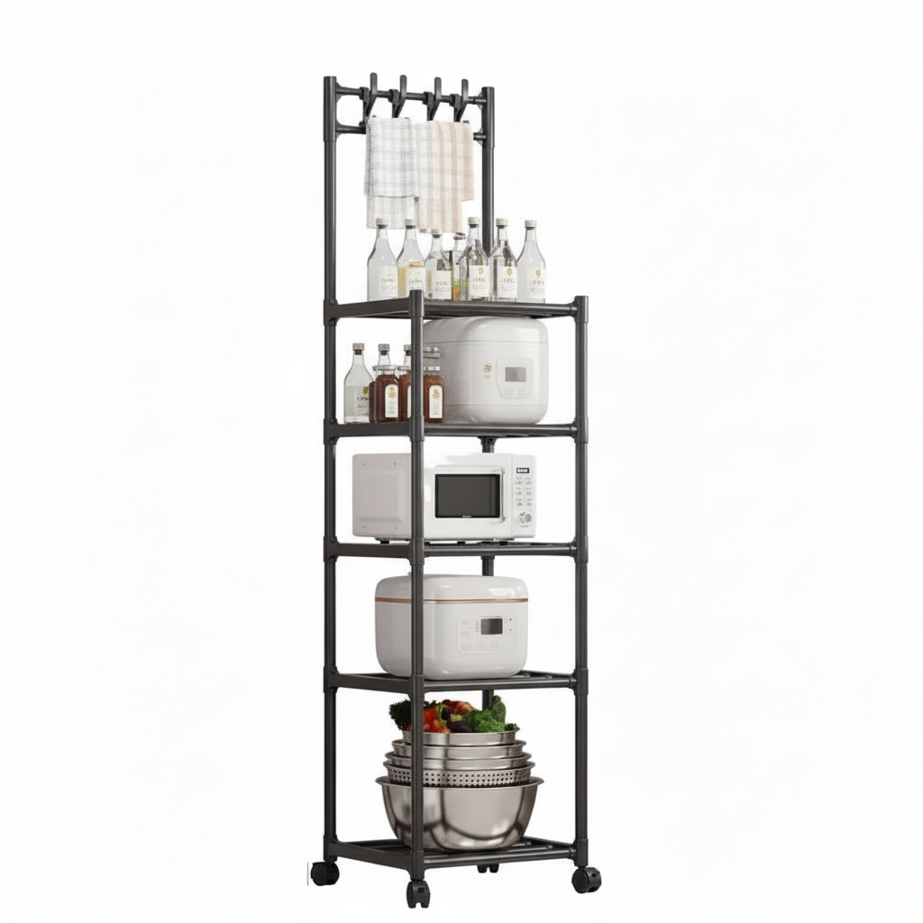 Estante Organizador 5 Niveles Multifuncional Repisas Cocina