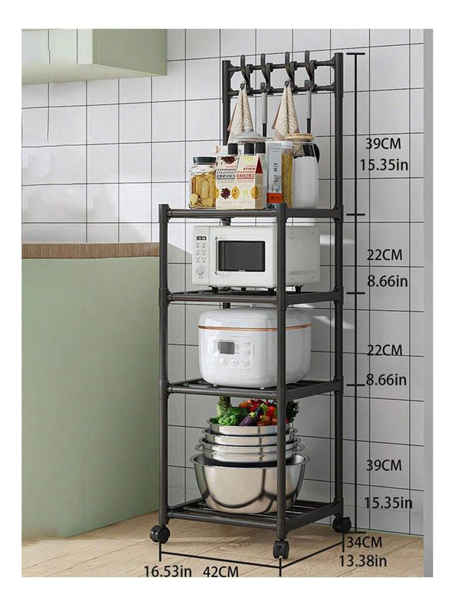 Estante Organizador 5 Niveles Multifuncional Repisas Cocina