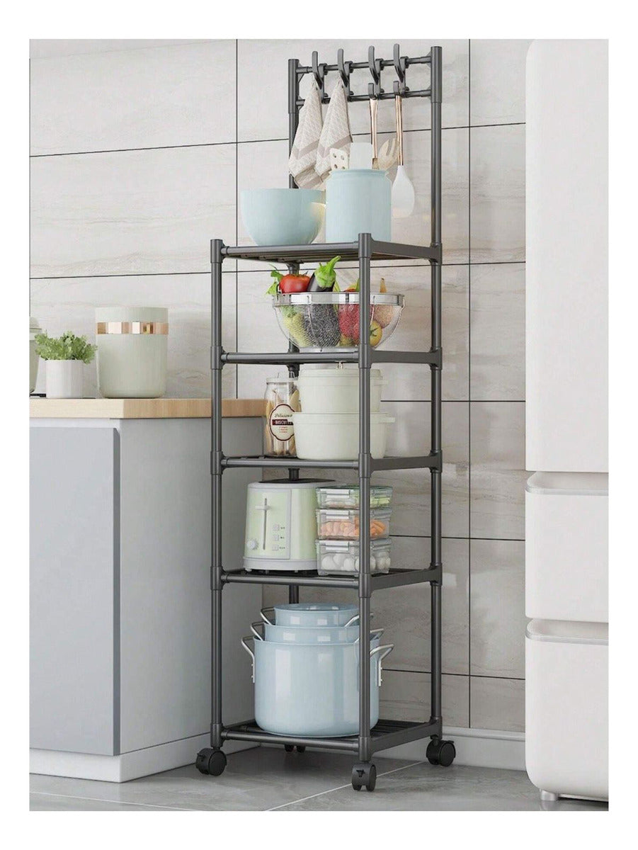 Estante Organizador 5 Niveles Multifuncional Repisas Cocina