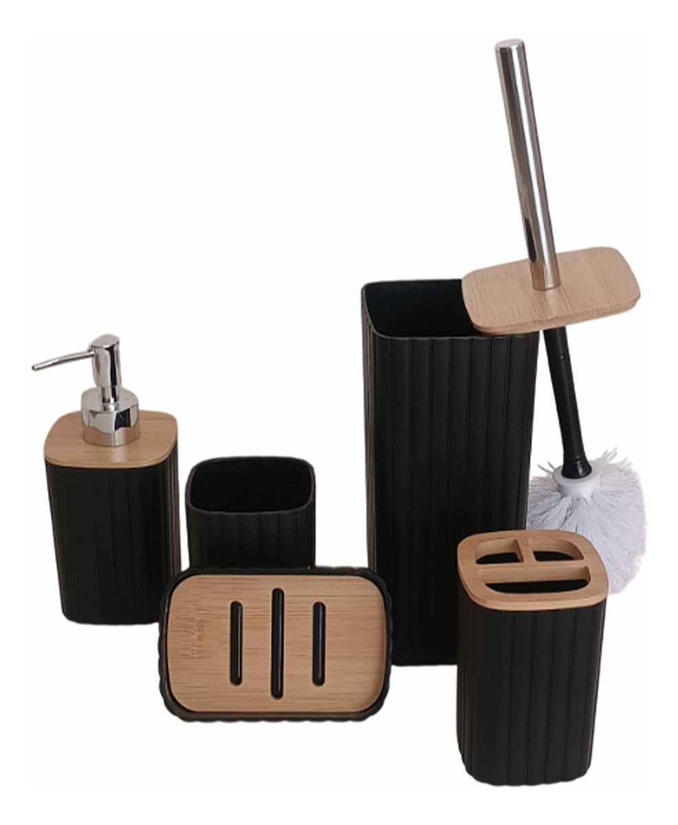 Juego De Accesorios De Baño 5 Pcs Kits Esenciales Decorativo