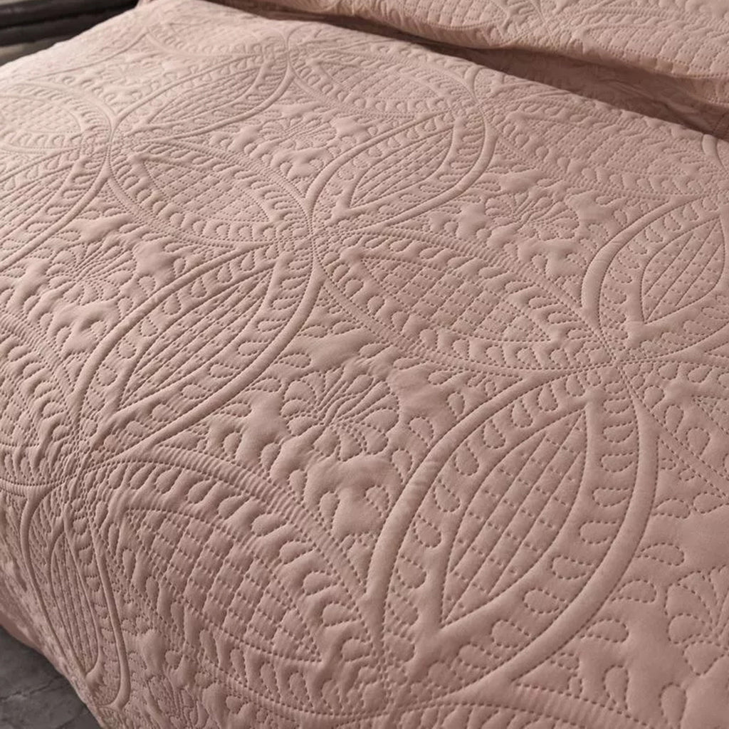 Cobertor De Verano 2 Plaza Unicolor Quilt + 2 Funda Almohada