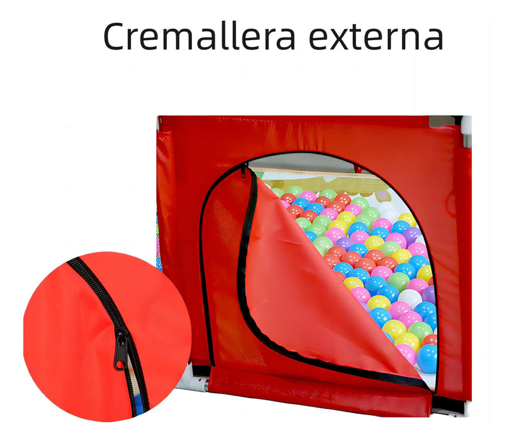 Corral Para Bebé Con Vallas, Arco Futbol Aro Basquet Niños