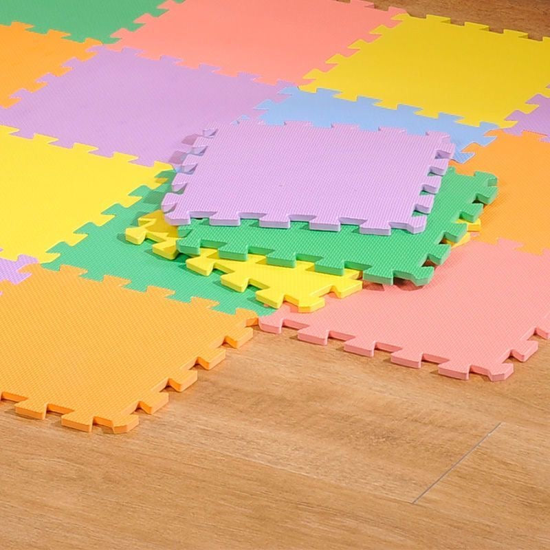 Pack 6 Unidad Piso Puzzle Alfombra Goma Eva Antigolpes 60x60 Lisa