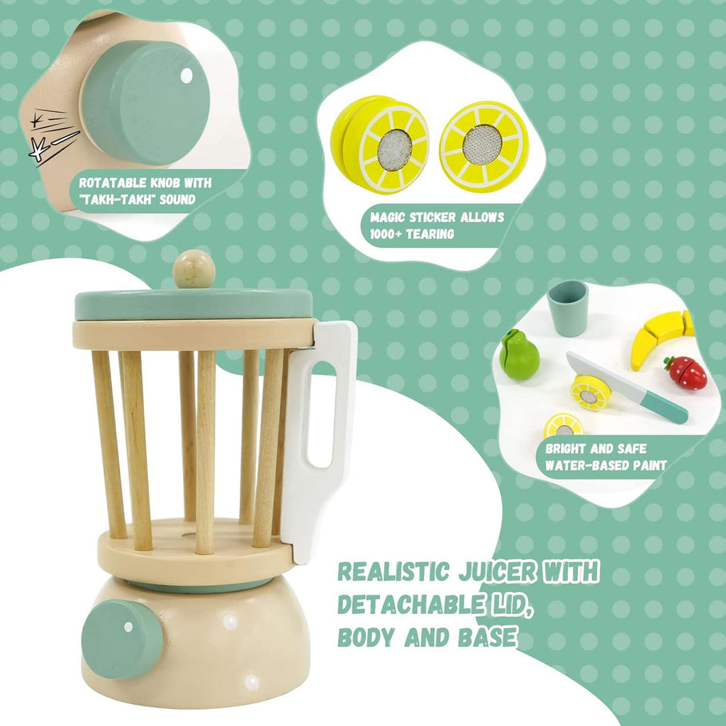 Juguete Licuadora Electrodoméstico De Madera Juguete Niños