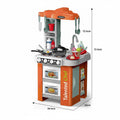 Kit De Utensilios De Cocina De Juguete 67 Piezas Para Niños Naranja