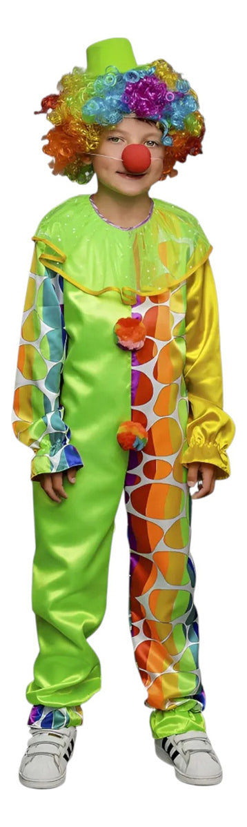 Set De Trajes Disfraces Cuentos Infantiles Varios Personajes Talla S 100-110cm Payaso