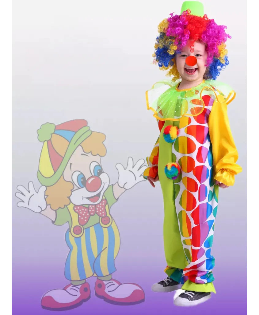 Set De Trajes Disfraces Cuentos Infantiles Varios Personajes Talla S 100-110cm Payaso