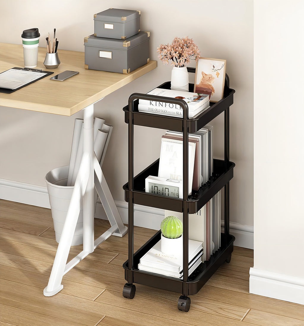 Carrito Organizador Multiusos – 3 Niveles de Orden y Movilidad