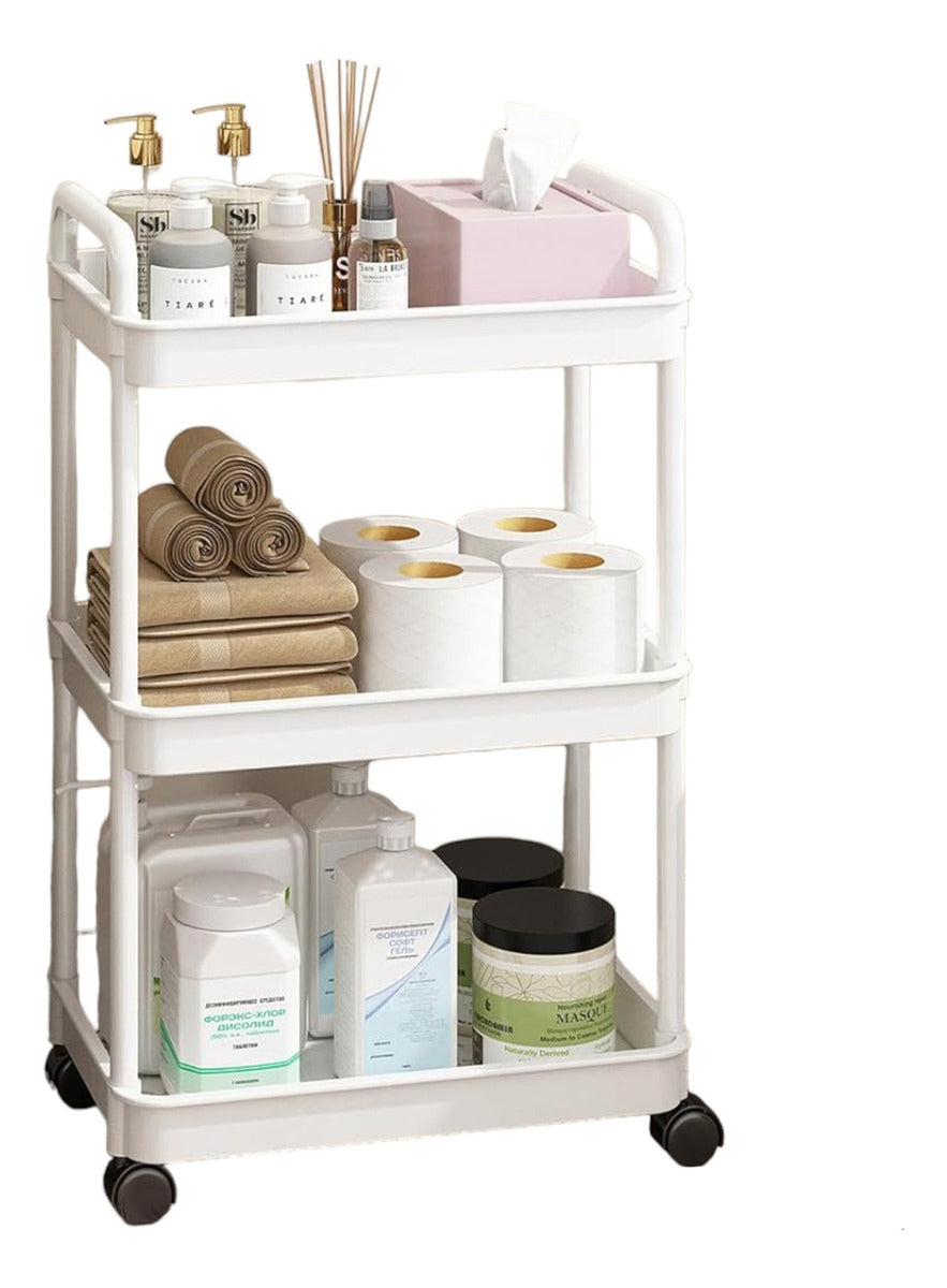 Carrito Organizador Multiusos – 3 Niveles de Orden y Movilidad